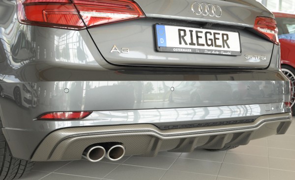 Rieger Heckeinsatz Audi A3 (8V) 5-tür. (Sportback 8VA)