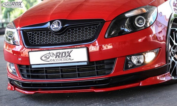 RDX Frontspoiler VARIO-X für SKODA Fabia 2 Typ 5J 2010+ Monte Carlo Frontlippe Front Ansatz Vorne Sp
