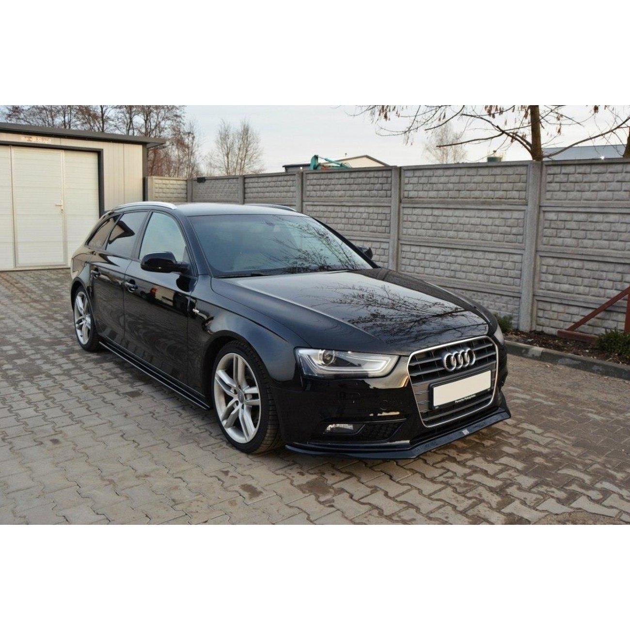 Frontlippe, ohne S-Line Rieger Tuning passend für Audi A4 B8 ab 07