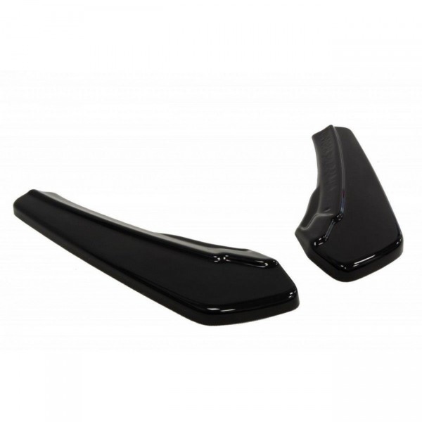 Heck Ansatz Flaps Diffusor für AUDI A5 S-LINE schwarz Hochglanz