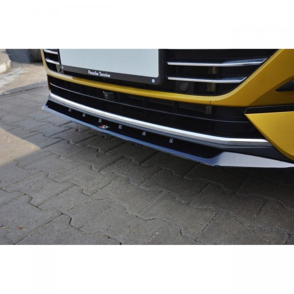Front Ansatz für v.2 Volkswagen Arteon R-Line schwarz Hochglanz