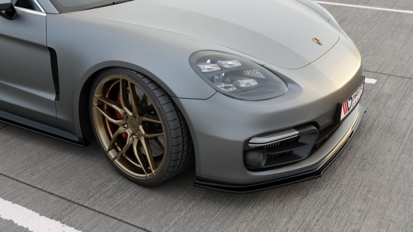 Front Ansatz für Porsche Panamera GTS 971 schwarz matt