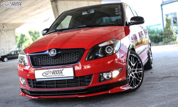 RDX Frontspoiler VARIO-X für SKODA Fabia 2 Typ 5J 2010+ Monte Carlo Frontlippe Front Ansatz Vorne Sp