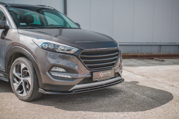 Front Ansatz für Hyundai Tucson Mk3 schwarz Hochglanz