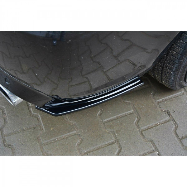 Heck Ansatz Flaps Diffusor für OPEL ZAFIRA B OPC / VXR schwarz Hochglanz