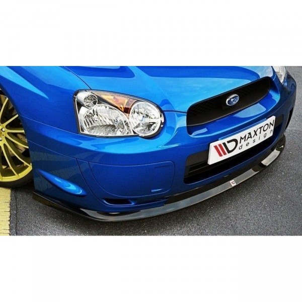 Front Ansatz für Subaru Impreza WRX STI (BLOBEYE) schwarz Hochglanz