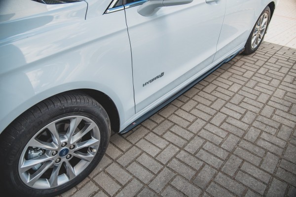 Seitenschweller Ansatz für Ford Mondeo Mk5 Facelift/Preface Carbon Look