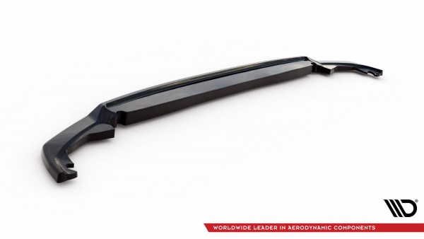 Zentrale Hinten Splitte Toyota Yaris Mk3 Facelift schwarz Hochglanz