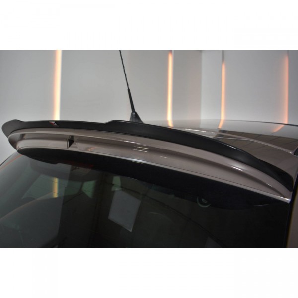 Spoiler CAP FIAT 500 HATCHBACK vor Facelift schwarz Hochglanz