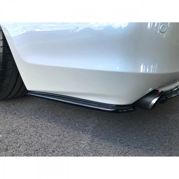 Heck Ansatz Flaps Diffusor für Lexus GS 300 Mk3 Facelift schwarz Hochglanz