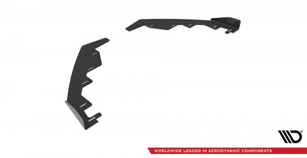 Flaps Volkswagen Golf 7 R / R-Line Facelift schwarz Hochglanz