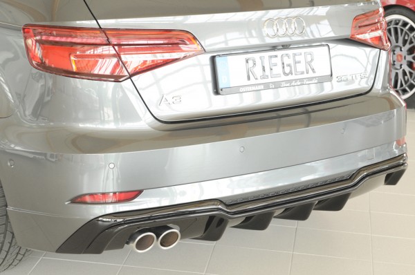 Rieger Heckeinsatz Audi A3 (8V) 5-tür. (Sportback 8VA)
