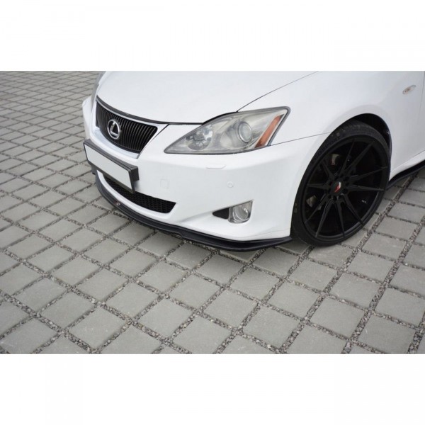 Front Ansatz V.1 für Lexus IS Mk2 schwarz Hochglanz