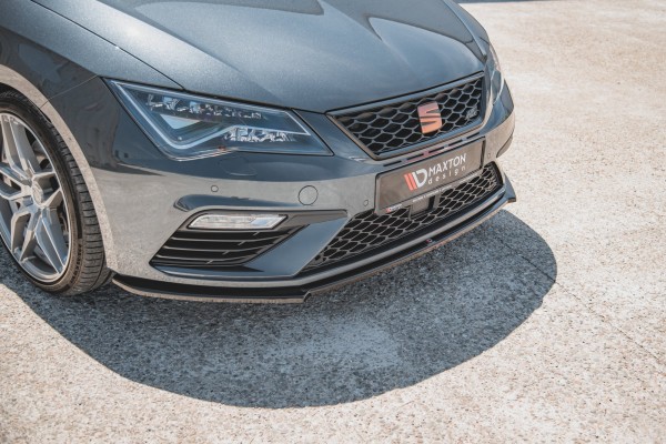 Front Ansatz V.4 für Seat Leon Cupra / FR Mk3 FL Carbon Look
