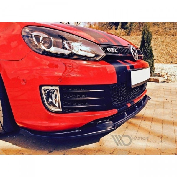 Front Ansatz für VW GOLF 6 GTI 35TH schwarz Hochglanz