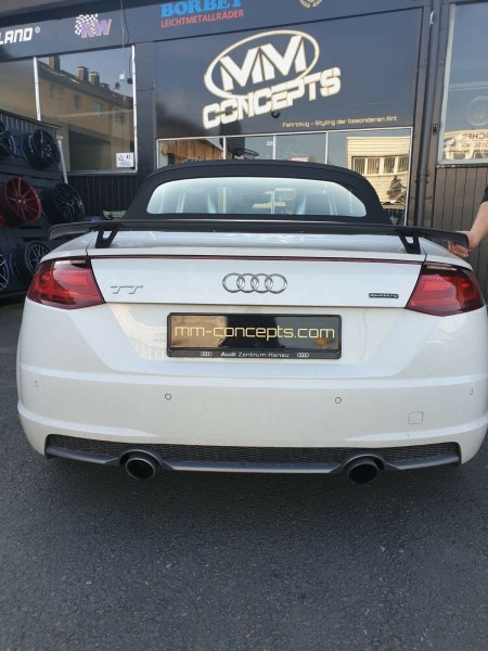 Heckspoiler Spoiler für Audi TT 8S Heckflügel Dachspoiler TTS TT RS Competition