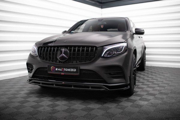 Front Ansatz für Mercedes-Benz GLC Coupe AMG-Line /43 AMG C253 schwarz Hochglanz