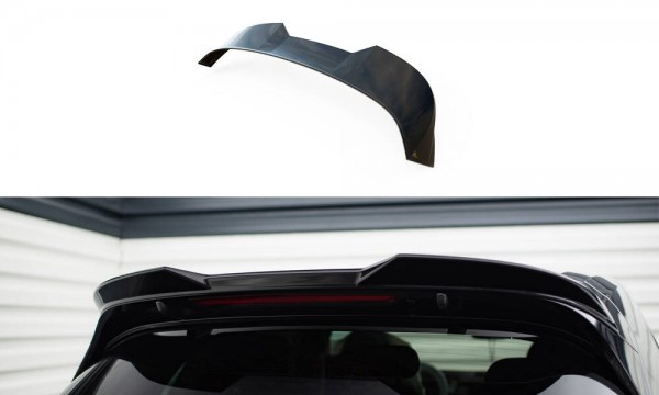 Spoiler CAP für 3D Porsche Cayenne SUV Mk3 Facelift schwarz Hochglanz
