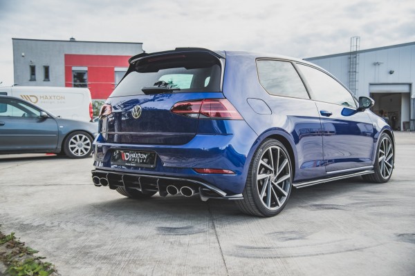 Robuste Racing Heck Ansatz Flaps Diffusor für VW Golf 7 R Facelift
