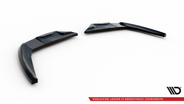 Heck Ansatz Flaps Diffusor für Ford Edge ST Mk2 schwarz Hochglanz