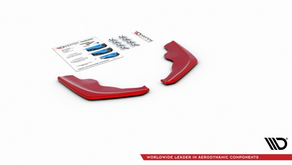 Heck Ansatz Flaps Diffusor V.2 für BMW 1er F40 M-Paket