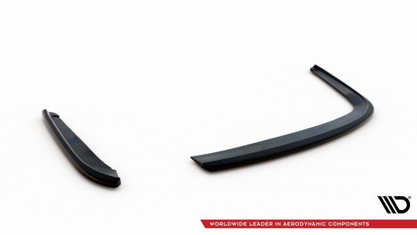 Heck Ansatz Flaps Diffusor V.3 für Seat Leon FR Sportstourer Mk3 schwarz Hochglanz