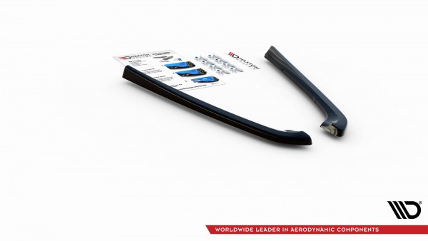 Heck Ansatz Flaps Diffusor für Lexus IS F Mk2 Carbon Look