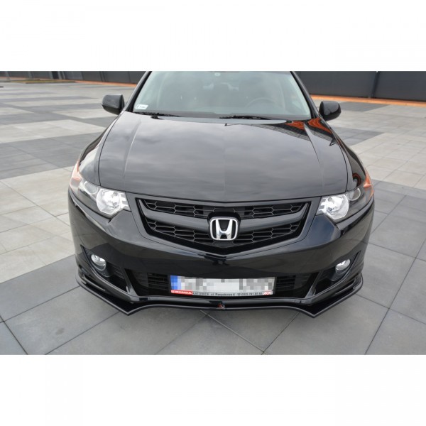 Front Ansatz für HONDA ACCORD MK.8 TYPE-S CU-Serie vor Facelift SEDAN schwarz Hochglanz