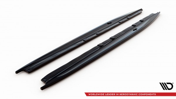Seitenschweller Ansatz für Cupra Leon Aero Mk1 schwarz Hochglanz
