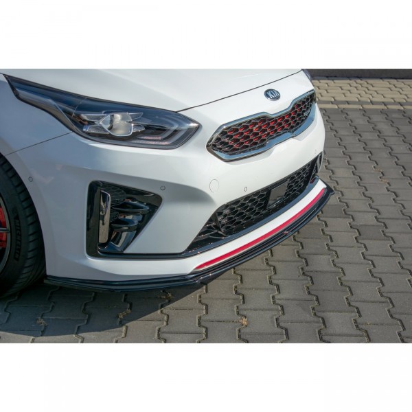 Front Ansatz V.3 für Kia Ceed GT / GT-Line Mk3 / Proceed Mk1 schwarz Hochglanz