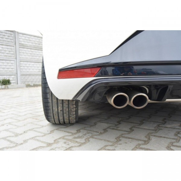 Diffusor Heck Ansatz für SEAT LEON III FR schwarz Hochglanz