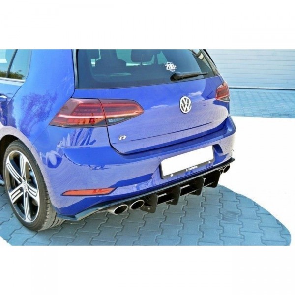 Diffusor Heck Ansatz für Heckschürze für VW GOLF 7 R Facelift