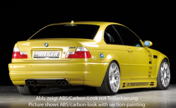 Rieger Heckeinsatz passend für BMW 3er E46 M3 Coupé