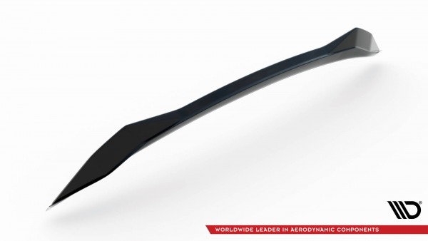 Niedriger Spoiler CAP für 3D Lexus RX Mk4 Facelift schwarz Hochglanz