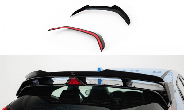 Spoiler CAP für Hyundai Veloster N Mk2 schwarz Hochglanz