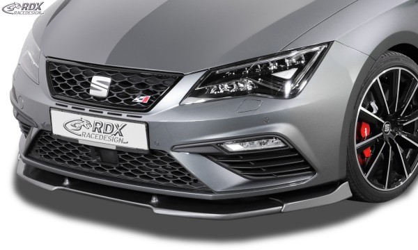 RDX Frontspoiler VARIO-X für SEAT Leon 5F FR + Cupra + Cupra 300 Facelift 2017+ (auch SC und ST) Fro