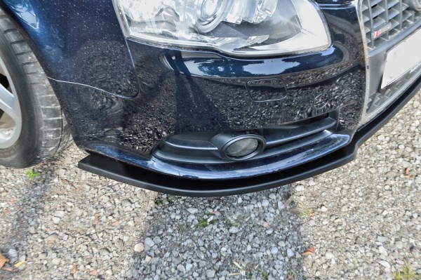 CUP Frontspoilerlippe aus ABS hochglanz schwarz Audi A4 / B7 S-Line Bj.:2004-2008 Limousine + Avant