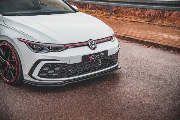 Front Ansatz V.4 für Volkswagen Golf 8 GTI Carbon Look