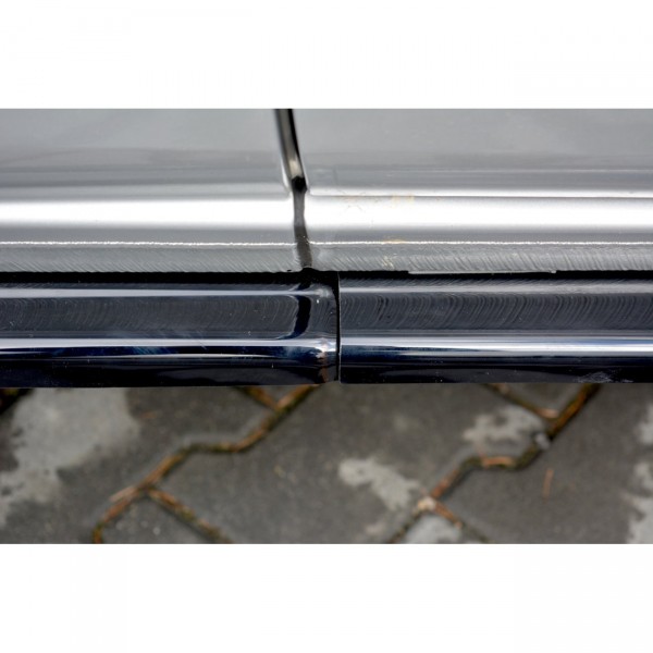 Seitenschweller Ansatz passend für FORD TRANSIT CUSTOM MK.1 FL 2018 schwarz Hochglanz