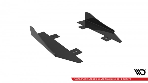 Side Flaps für Mercedes-Benz A 45 AMG W176 Facelift schwarz Hochglanz