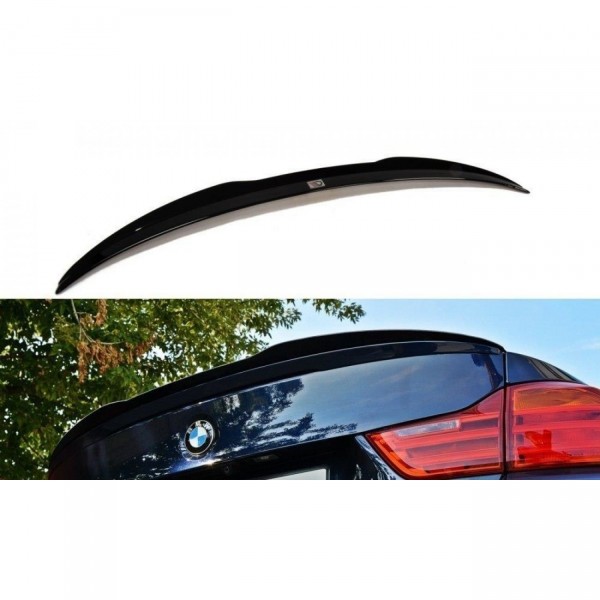 Spoiler CAP für BMW 4er F32 M-Performance schwarz Hochglanz