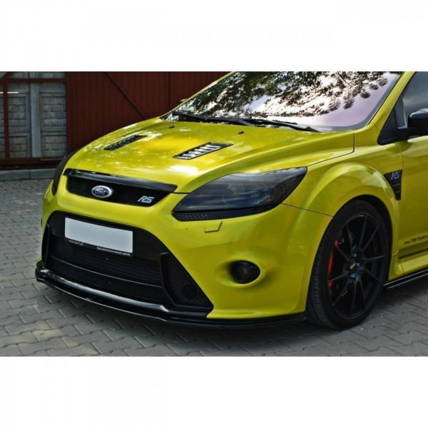 Front Ansatz V.2 für Ford Focus RS Mk2 schwarz Hochglanz