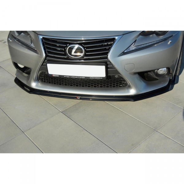 Front Ansatz V.1 für Lexus IS Mk3 schwarz Hochglanz