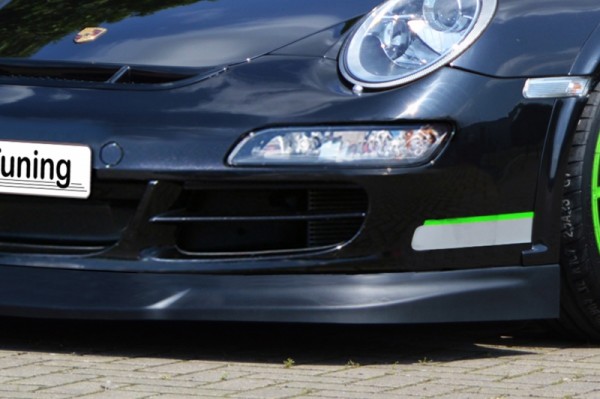 Frontspoiler aus ABS Kunststoff gefertigt hochglanz schwarz Porsche 911, 997 ab Bj.: 2004-2008 Coupe