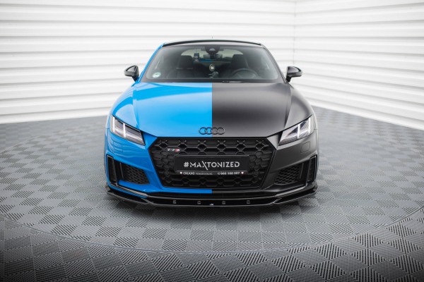 Front Ansatz V.2 für Audi TT S 8S Facelift schwarz Hochglanz