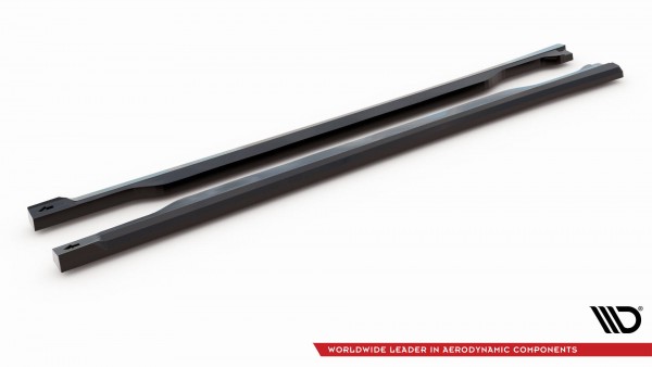 Seitenschweller Ansatz für Kia Sorento Mk4 schwarz Hochglanz