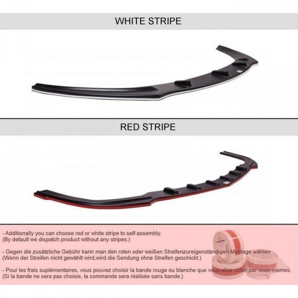 Heck Ansatz Flaps Diffusor für ALFA ROMEO GIULIETTA Zender schwarz Hochglanz