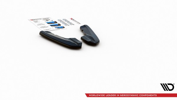 Heck Ansatz Flaps Diffusor V.2 für Audi RS3 8V Sportback schwarz Hochglanz