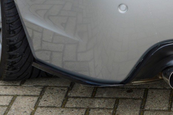 Heckansatz Seitenteile aus ABS , nur passend für Limousine hochglanz schwarz BMW 5er E60+61 Bj.: 200