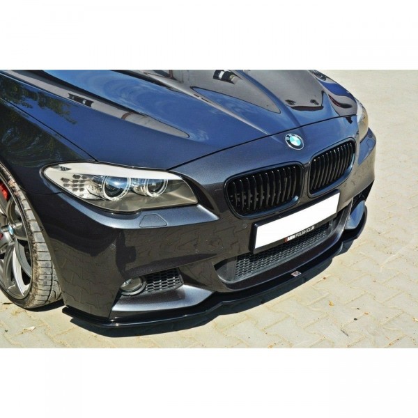 Front Ansatz V.2 für BMW 5er F10/F11 M Paket schwarz Hochglanz